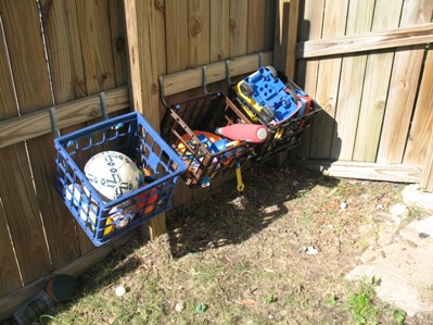 Outside toy storage store box