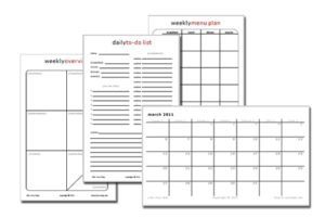 Read more about the article Half-Sheet Printable Planning Pages