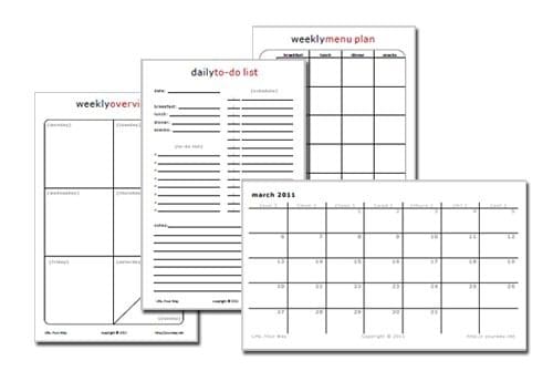 You are currently viewing Half-Sheet Printable Planning Pages