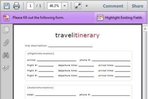 Read more about the article Keep Track of Travel with a Free Printable Itinerary