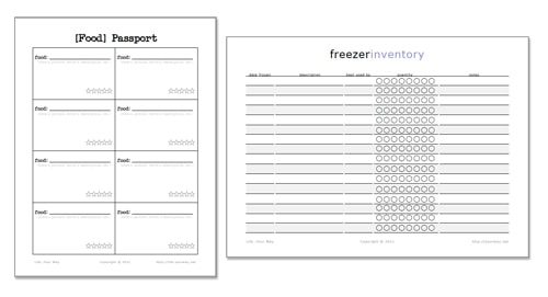 You are currently viewing Free Printables: Freezer Inventory and Food Passport