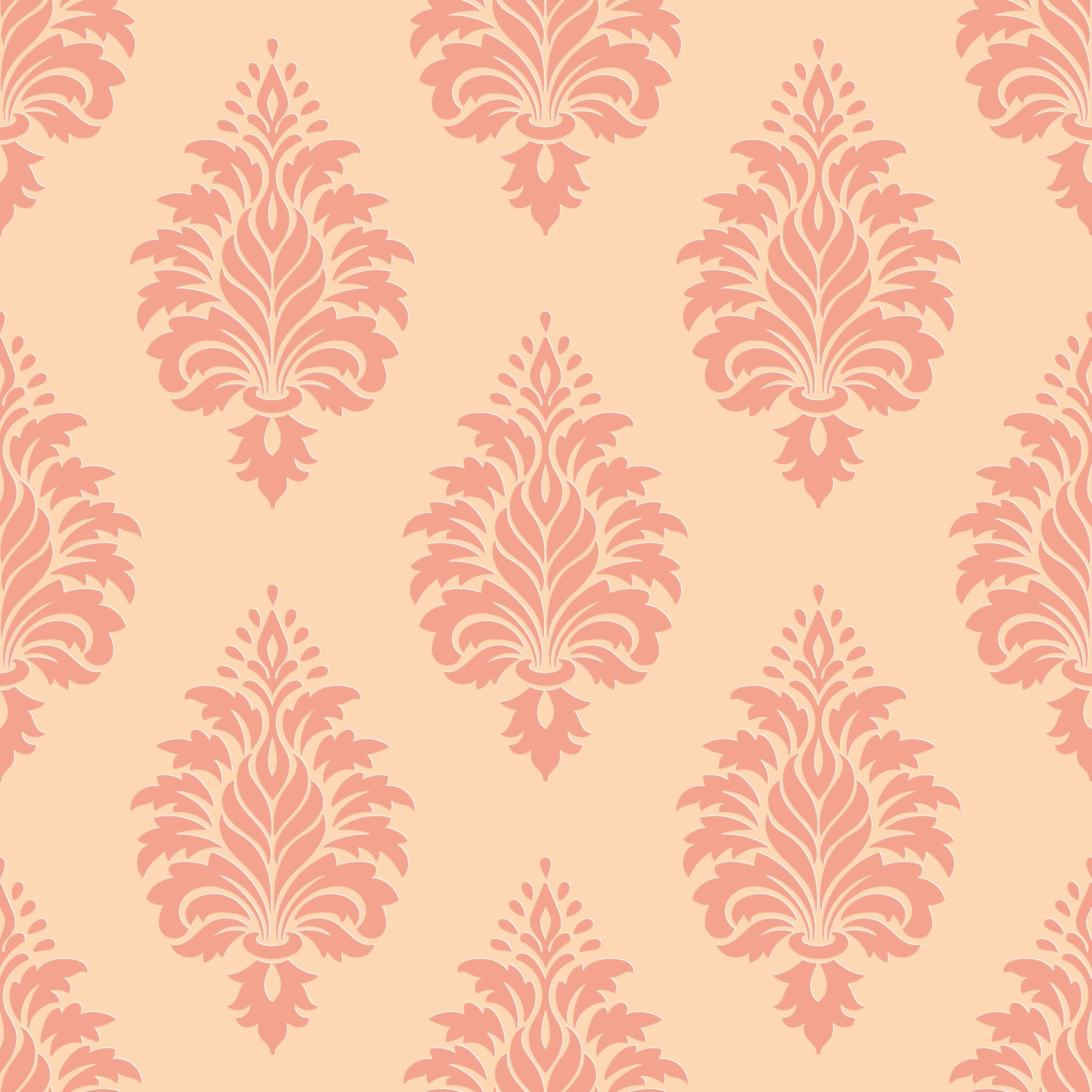 Vector damask seamless pattern background. Classical luxury old fashioned damask ornament, royal victorian seamless texture for wallpapers, textile, wrapping. Exquisite floral baroque template