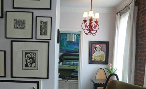 frames in living room