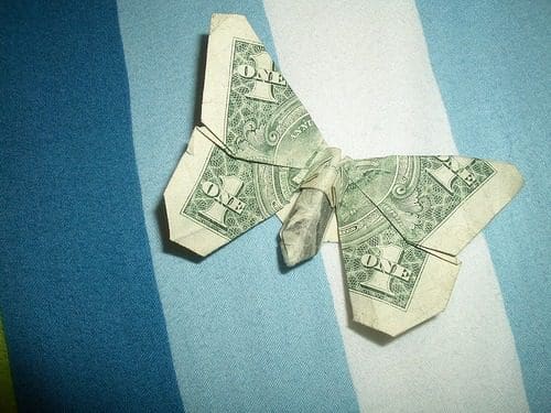 Origami butterfly