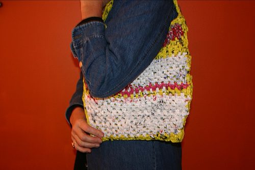 Satchel Styled Tote Bag | My Recycled Bags.com