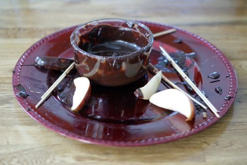 dairy-free chocolate fondue