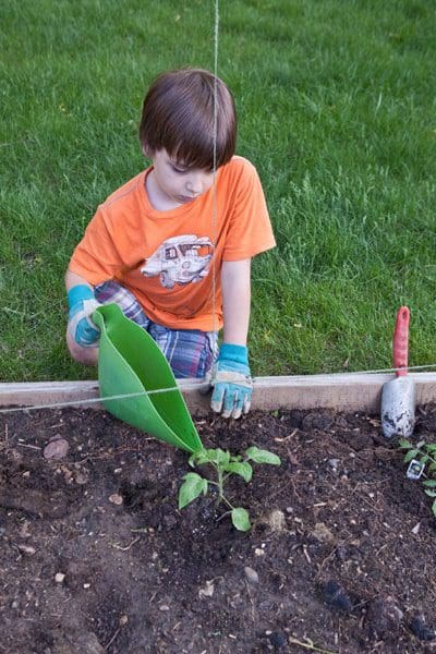 gardening with kids