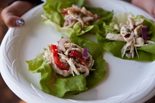 You are currently viewing A Picnic Lunch: Lemony Chicken Salad Wraps