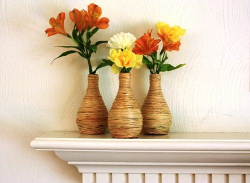 You are currently viewing DIY Raffia Covered Vases