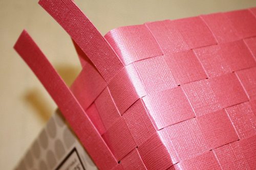 How to make woven paper boxes