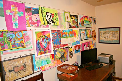 5 Ways to Display Kids' Artwork