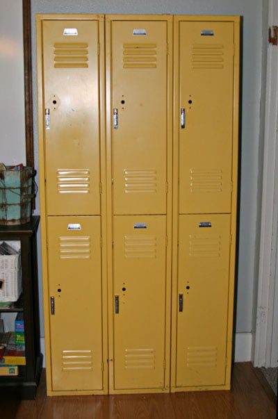 vintage school lockers