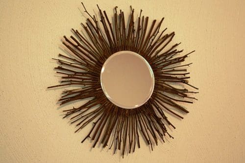 How to Make An Inexpensive Twig Mirror