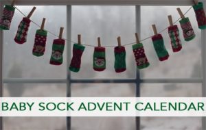 Read more about the article 101 Days of Christmas: Baby Sock Advent Calendar