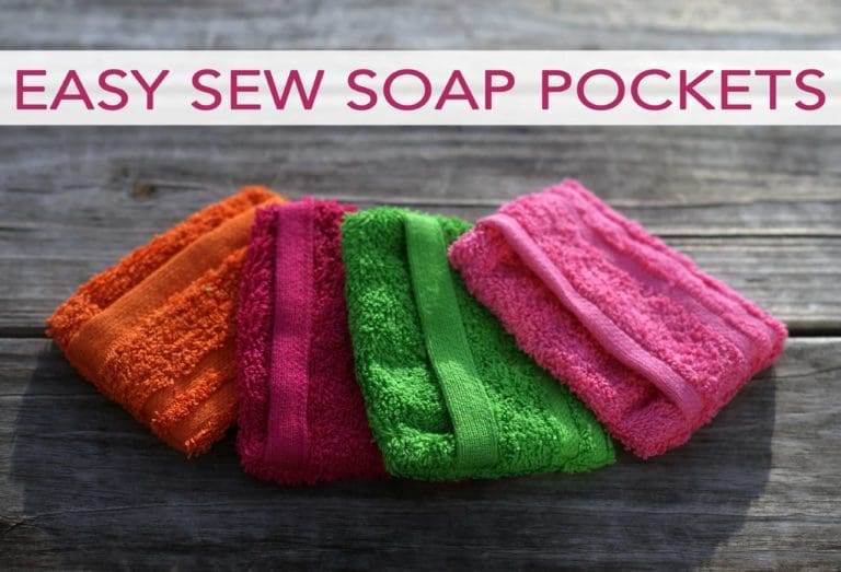 Easy Sew Soap Pockets