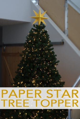 You are currently viewing 101 Days of Christmas: Paper Star Tree Topper