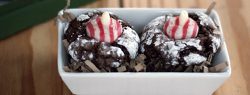Read more about the article 101 Days of Christmas: Chocolate Candy Cane Blossoms