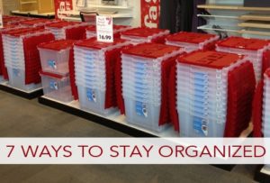 Read more about the article 7 Ways to Stay Organized All Year Long
