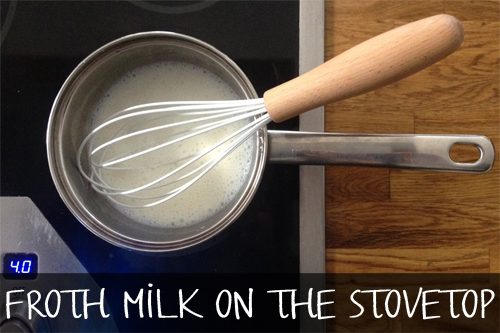 How to Froth Milk on the Stovetop