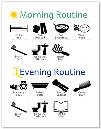 You are currently viewing Printable Routine Chart for Kids