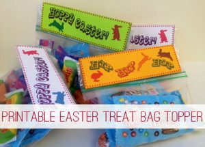 Read more about the article Printable Easter Treat Bag Topper