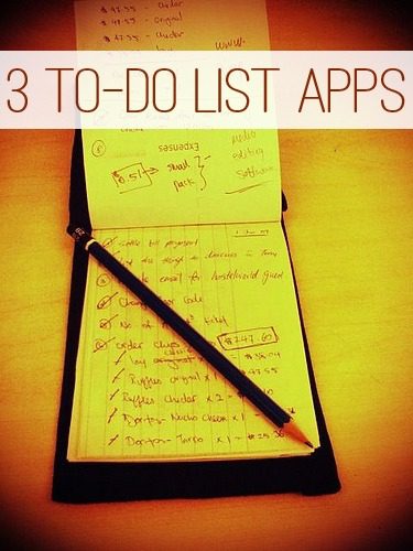 best ipad to do list apps