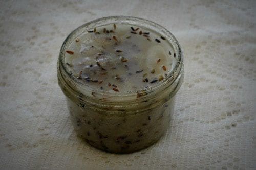 DIY mothers day lavender scrub