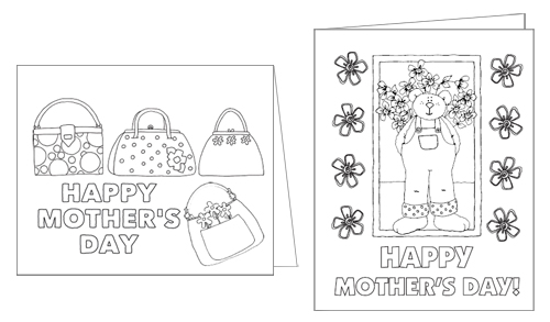 Printable Color Me Mother S Day Cards Life Your Way