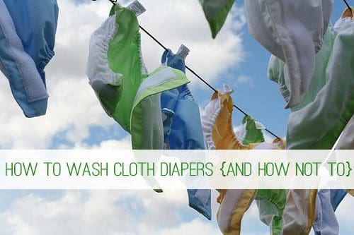 How to Wash Cloth Diapers {And How Not To} at lifeyourway.net