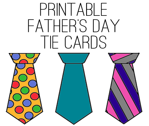 You are currently viewing Printable Father’s Day Tie Cards