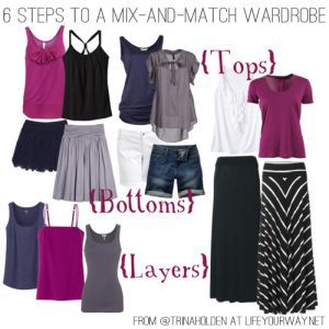 Read more about the article 6 Steps to a Mix and Match Wardrobe