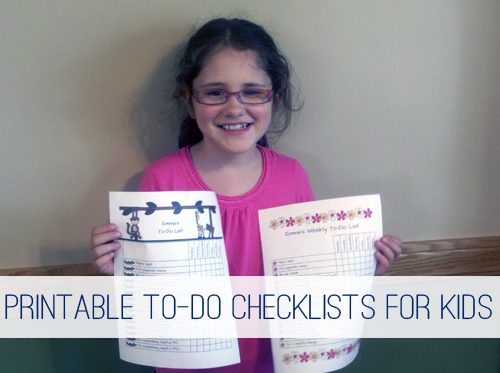 You are currently viewing Printable To-Do Checklists for Kids