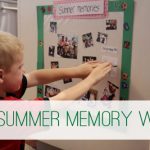 DIY Summer Memory Wall for Kids