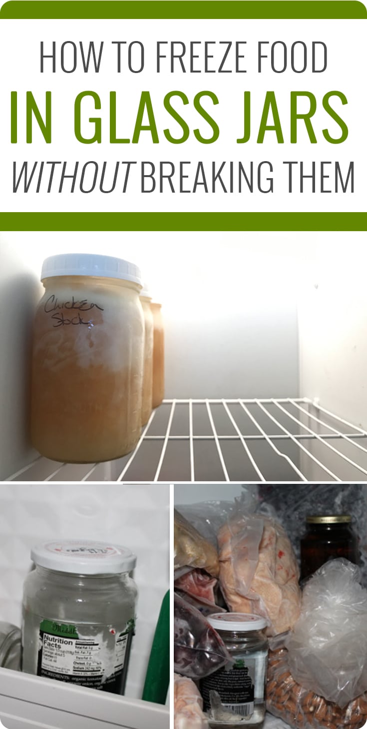 How to freeze food in glass jars without breaking the jars