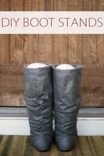 You are currently viewing 101 Days of Christmas: DIY Boot Stands