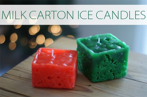 You are currently viewing 101 Days of Christmas: Milk Carton Ice Candles