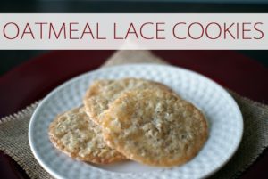 Read more about the article 101 Days of Christmas: Oatmeal Lace Cookies