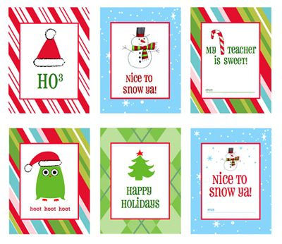 {Printable Christmas Tags Roundup at lifeyourway.net}