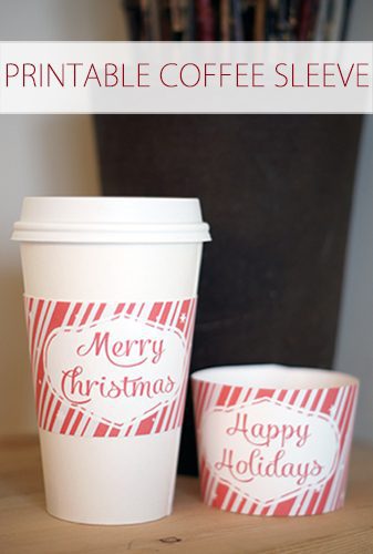 You are currently viewing 101 Days of Christmas: Printable Coffee Sleeves