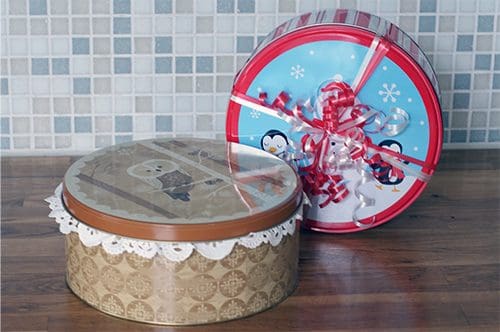 "Fancy" Cookie Tins {101 Days of Christmas at lifeyourway.net}