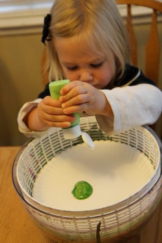 salad spinner painting