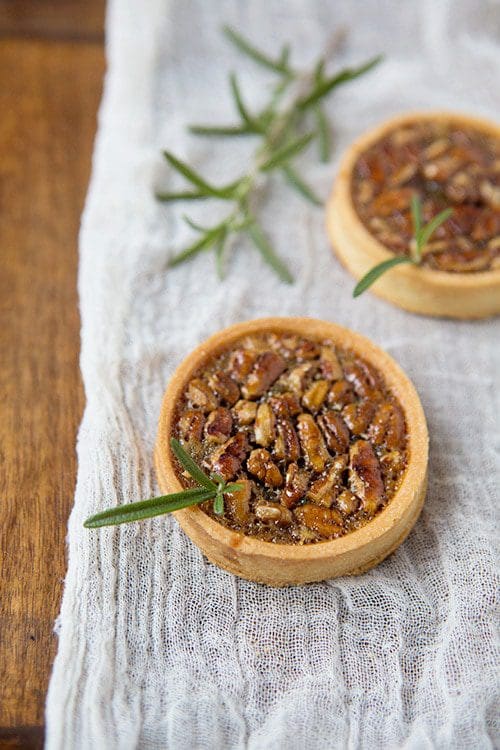 101 Days of Christmas: Rosemary Honey Pecan Pie Tarts at lifeyourway.net