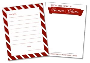 Read more about the article 101 Days of Christmas: Printable Santa Letter Templates