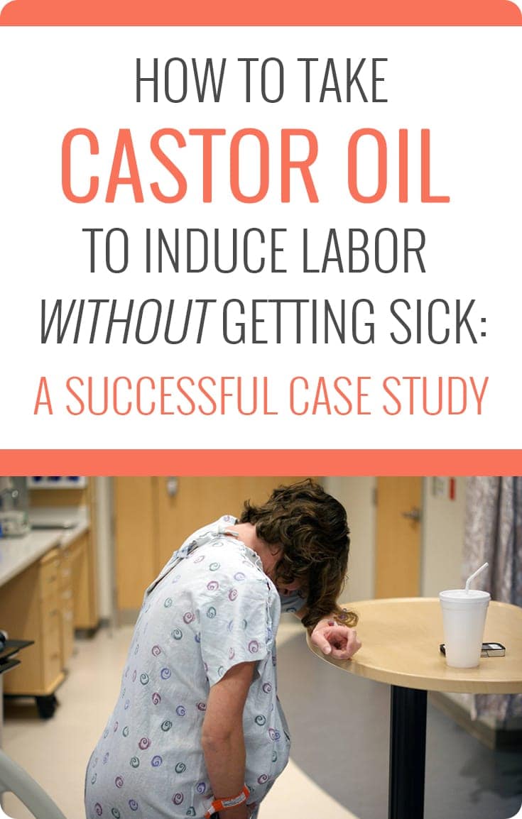 how to take castor oil to induce labor