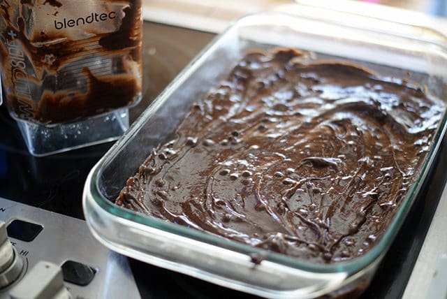 Brownie Batter in a Blendtec