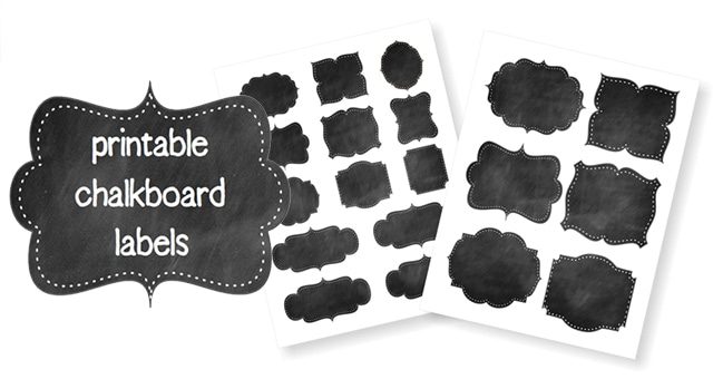 You are currently viewing Free Printable Chalkboard Labels