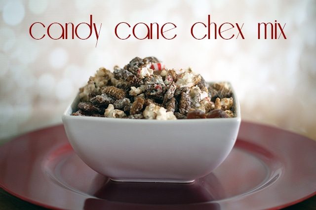 You are currently viewing Candy cane chex mix {101 Days of Christmas}