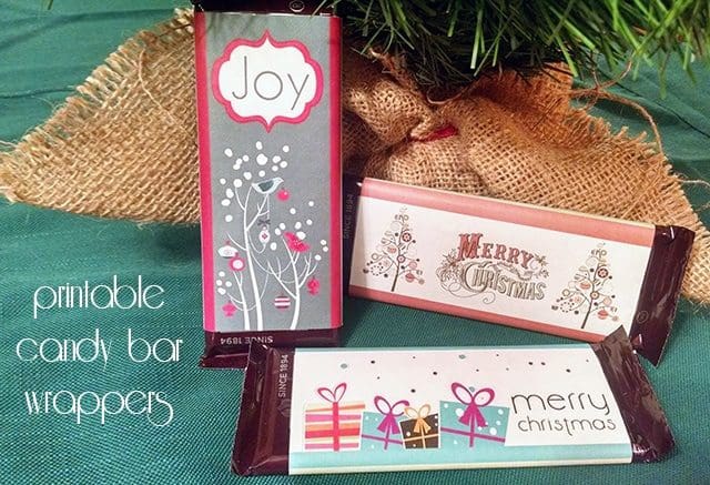 Printable candy bar wrappers {101 Days of Christmas} | Life Your Way