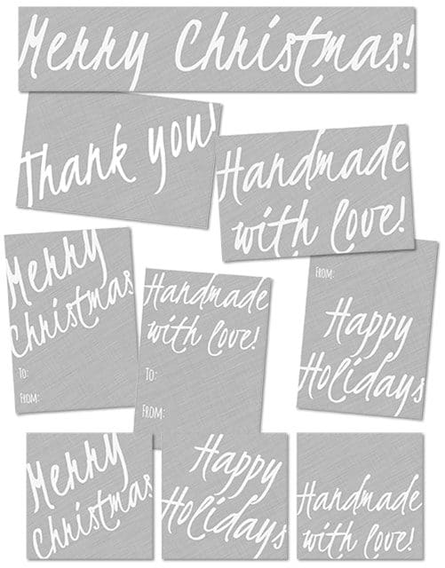 Printable Gift Tags for Christmas 