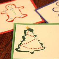 Cookie Cutter Painted Gift Tags